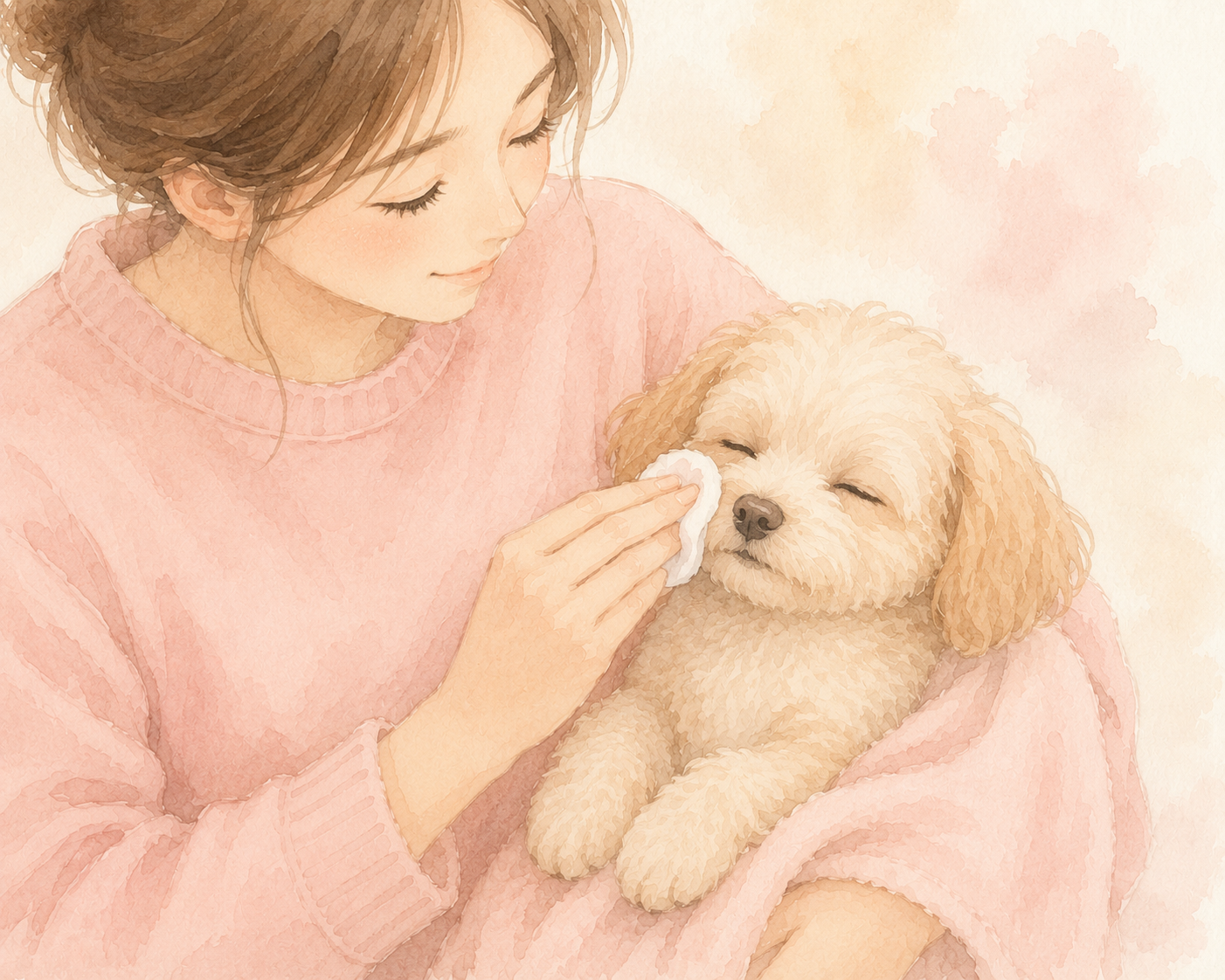 体をきれいにしてあげる